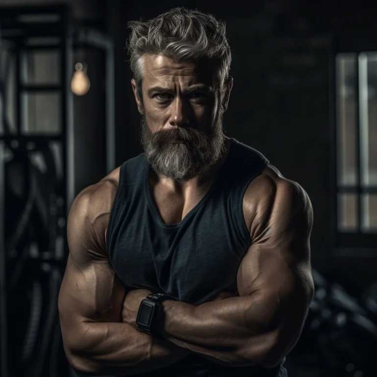 A relaxed silhouette image